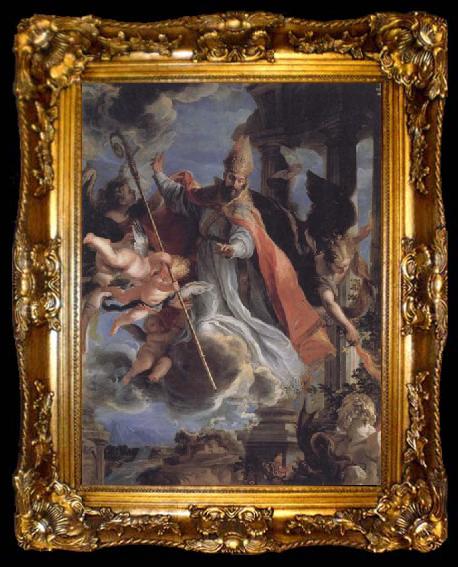 framed  COELLO, Claudio The Triumph of St.Augustine, ta009-2